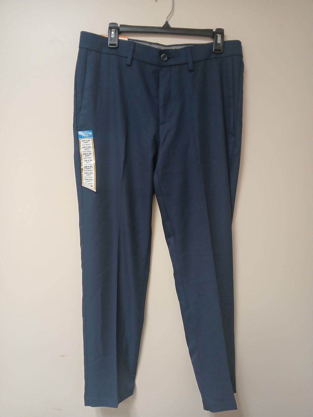 Haggar Cool 18 Pro Slimfit  Navy Pants